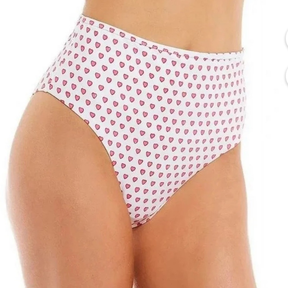 Roller Rabbit Hearts High Waisted Swim Bottom